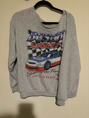 Busch Light Graphic Sweatshirt - Gray